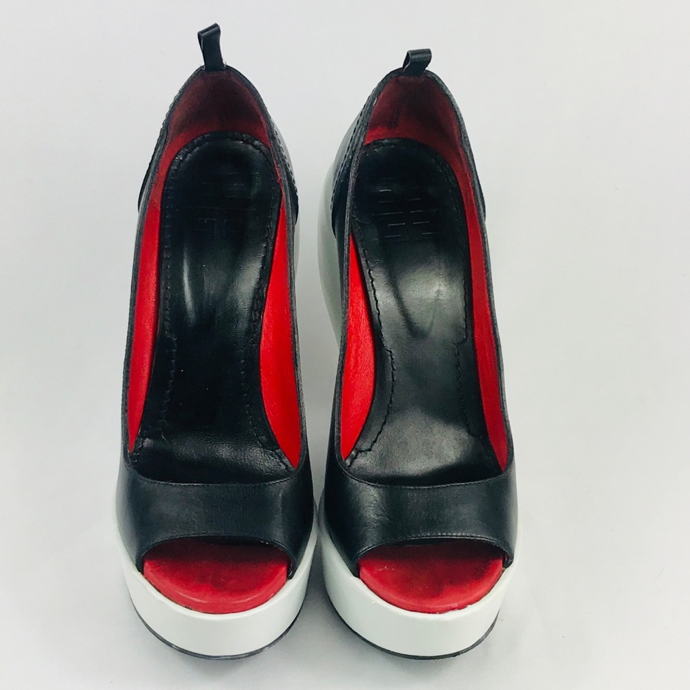 Givenchy Women's Open Toe Platform Pump Wedges - image 5